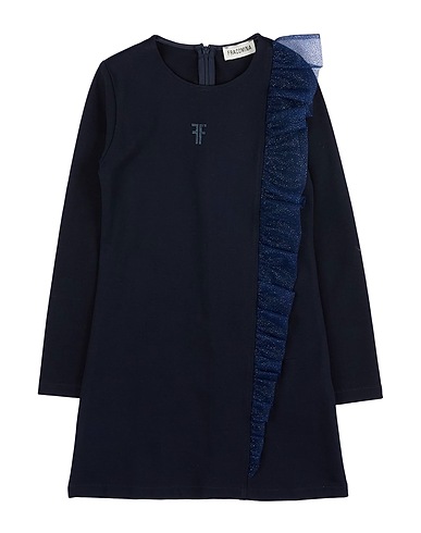 FRACOMINA MINI Dress Navy blue 65% Viscose, 30% Polyester, 5% Elastane