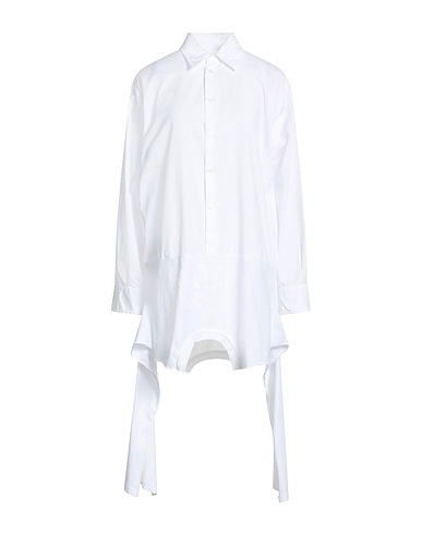 MM6 MAISON MARGIELA Κοντό φόρεμα Λευκό 100% Βαμβάκι