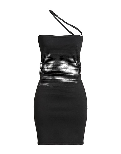 GAUGE81 One-shoulder dress Black 88% Recycled viscose, 12% Polyester