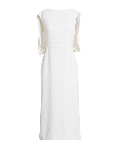 CARACTÈRE Midi dress White 100% Polyester