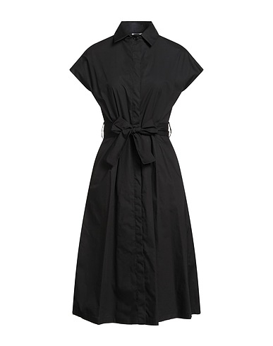 LIU •JO Midi dress Black 100% Cotton