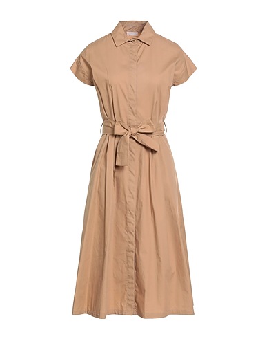 LIU •JO Midi dress Sand 100% Cotton