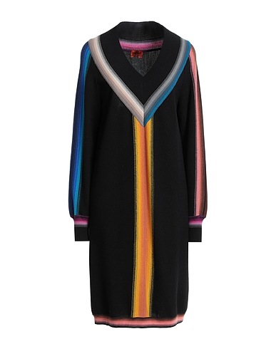 MISSONI Платье миди Чёрный 100% Шерсть
