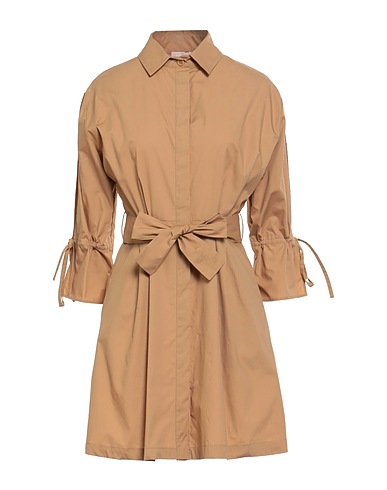LIU •JO Shirt dress Camel 100% Cotton