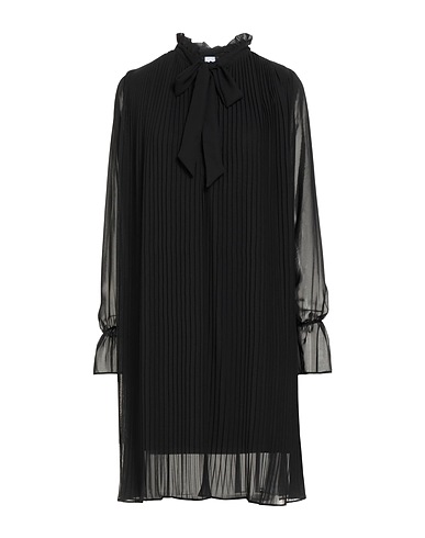 ASPESI Pleated dress Black 100% Polyester