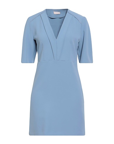 LIU •JO Sheath dress Sky blue 95% Polyester, 5% Elastane