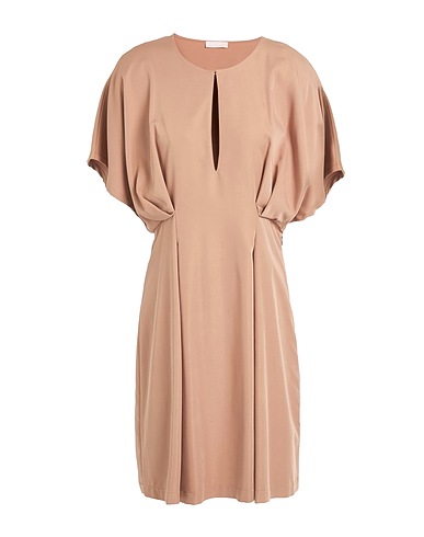 LIU •JO Vestito corto Nocciola 77% Viscosa, 23% Poliestere