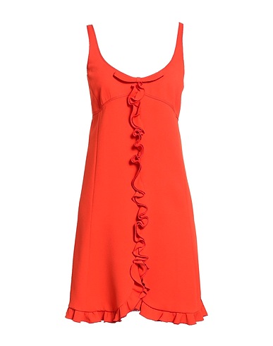 GIAMBATTISTA VALLI Vestito corto Rosso pomodoro 97% Viscosa, 3% Elastan, Seta