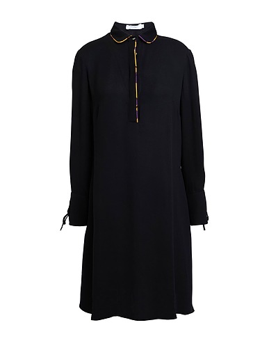 BARBA Napoli Shirt dress Black 100% Viscose