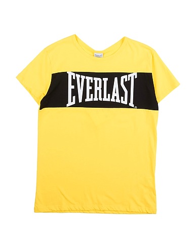 EVERLAST T-shirt Yellow 100% Cotton