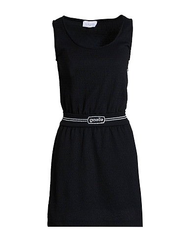 GAëLLE Paris Short dress Black 97% Polyester, 3% Elastane