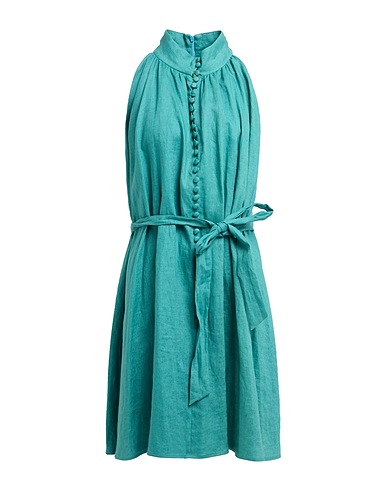 SAGE AND IVY Short dress Emerald green 100% Linen