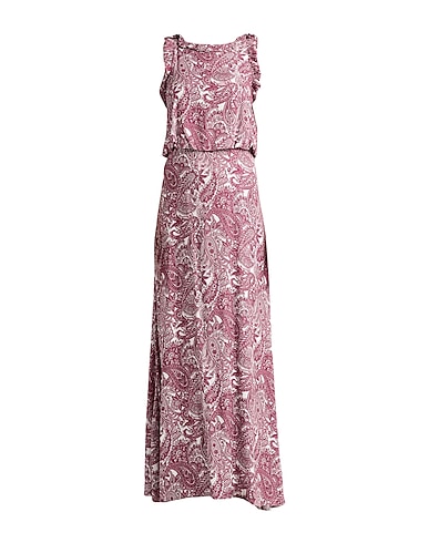 SAGE AND IVY Длинное платье Бордовый 100% Вискоза