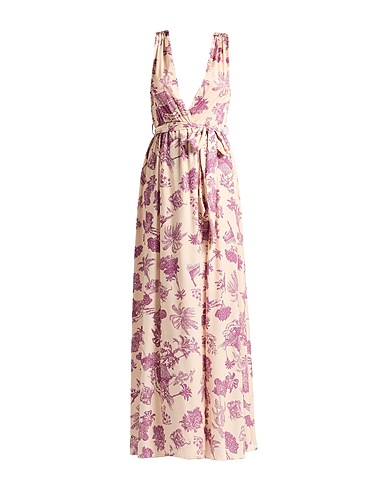 ANIYE BY Long dress Beige 100% Polyester