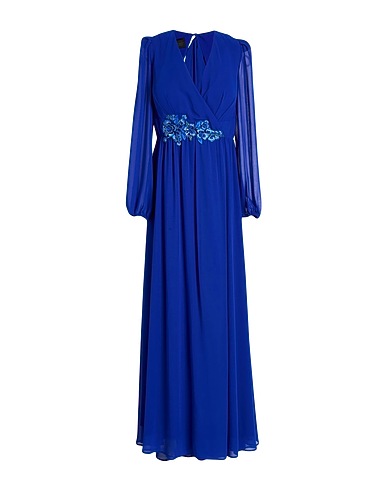 PRONOVIAS Long dress Blue 100% Polyester