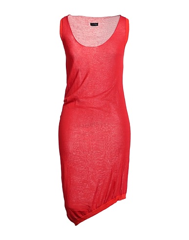 BALLANTYNE Midi dress Red 100% Cotton