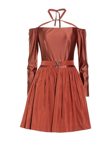 EUREKA by BABYLON Kurzes Kleid Braun 78% Polyamid, 22% Elastan