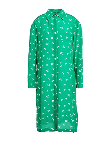 MAX MARA STUDIO Vestito chemisier Verde 100% Seta