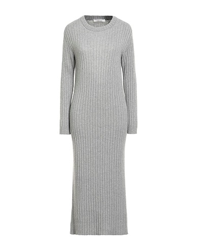 LIVIANA CONTI Knit dress Light grey 50% Cashmere, 50% Polyamide