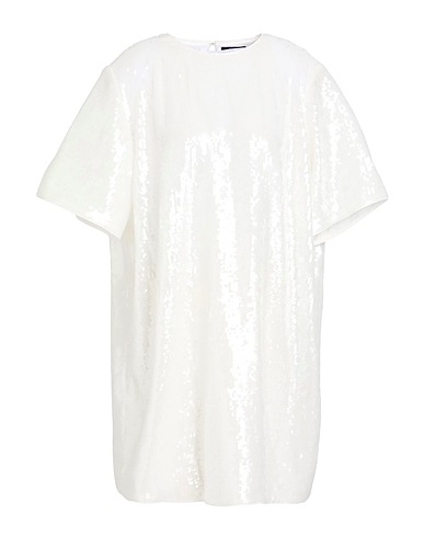 THEORY Elegant dress White 100% Recycled polyester