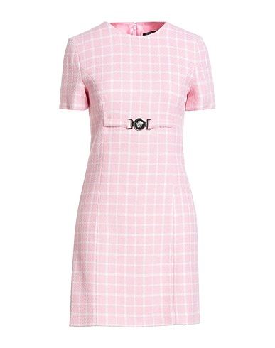 VERSACE Short dress Light pink 89% Virgin Wool, 11% Polyamide