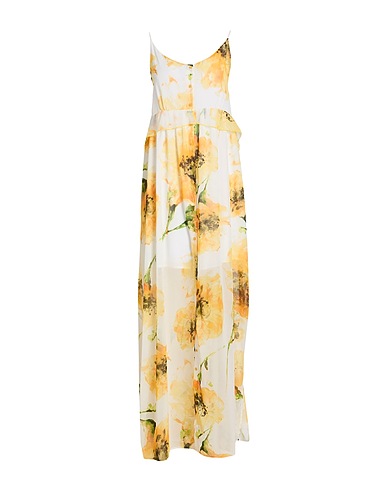 BLUMARINE Long dress Yellow 100% Polyester