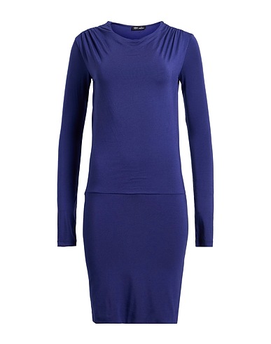 TER DE CARACTÈRE Sheath dress Dark purple 92% Modal, 8% Elastane