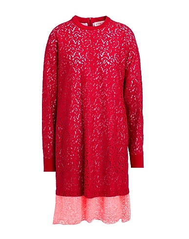 ICEBERG Short dress Copper 73% Cotton, 27% Polyamide, Polyester, Elastane