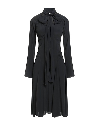 N°21 Midi dress Black 69% Acetate, 31% Silk