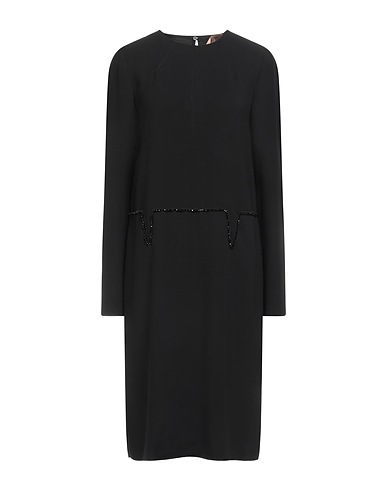 N°21 Midi dress Black 100% Polyester