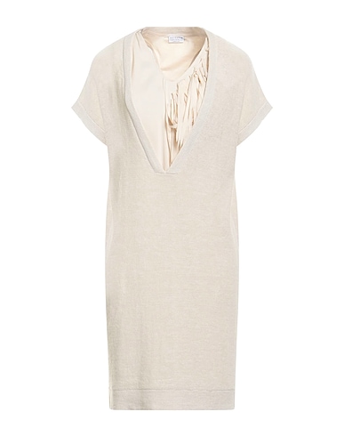 BRUNELLO CUCINELLI Short dress Beige 100% Cotton