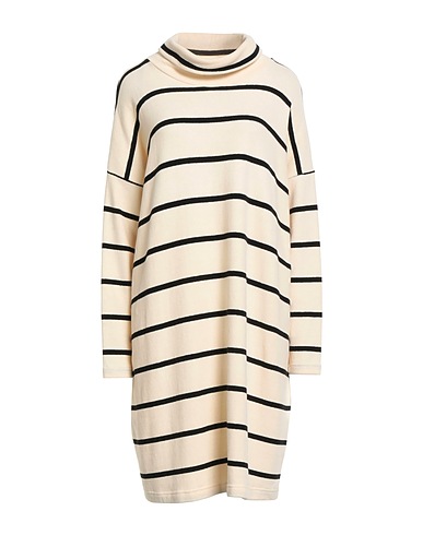 MAMA B. Short dress Ivory 48% Cotton, 48% Acrylic, 4% Elastane