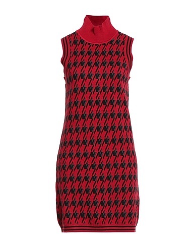 GAUDÌ Short dress JEANS 45% Viscose, 25% Polyester, 20% Polyamide, 10% Metallic fiber