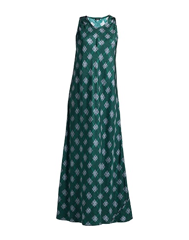 ASPESI Long dress Green 100% Silk