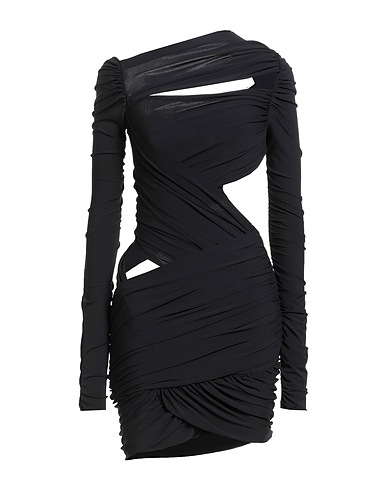 THE ATTICO Elegant dress Black 75% Acetate, 20% Polyamide, 5% Other Fibres