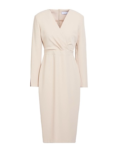 KAOS Midi dress Ivory 100% Polyester