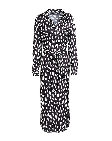 ICONA by KAOS Midi dress Black 100% Viscose