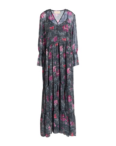 KAOS JEANS Long dress Grey 100% Polyester