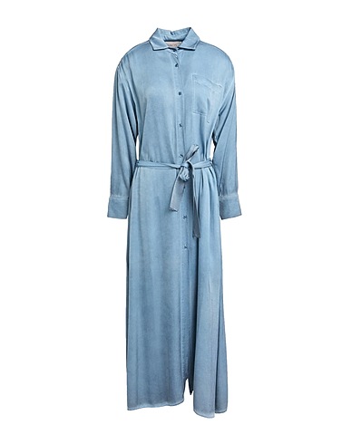 KAOS JEANS Long dress Pastel blue 100% Viscose