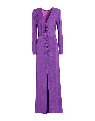 GIULIA N COUTURE Long dress Purple 100% Polyester