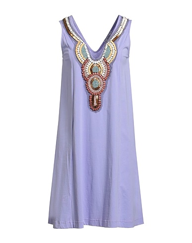 JIJIL Vestito corto Lilla 100% Cotone