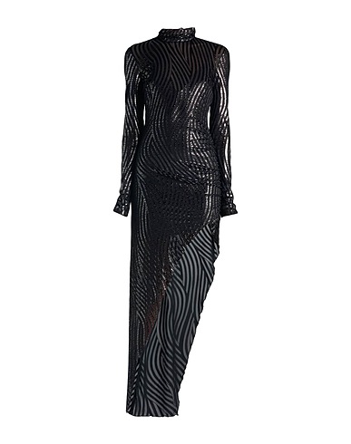 ANIYE BY Long dress Black 68% Polyester, 27% Polyamide, 5% Elastane
