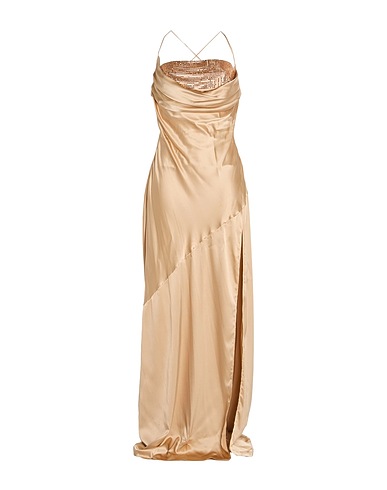 RETROFÊTE Kleid für besondere Anlässe Sand 95% Seide, 5% Elastan