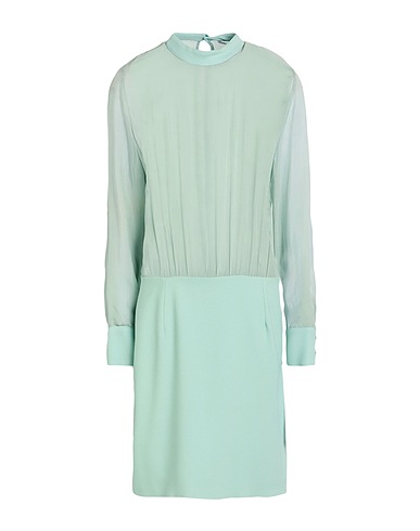 MVP WARDROBE Minivestido Verde claro 97% Viscosa, 3% Elastán, Cupro