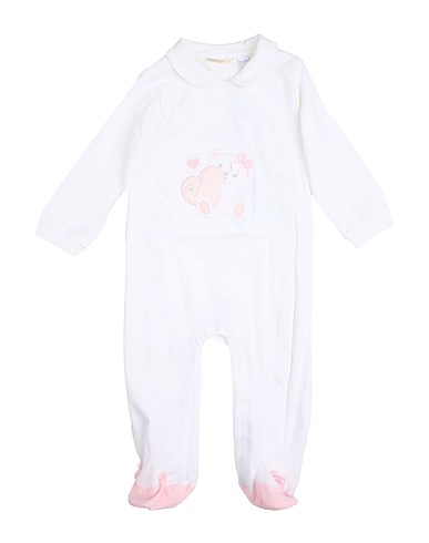 MINIBANDA by SARABANDA Baby jumpsuit  White 95% Cotton, 5% Elastane