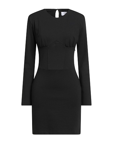 GAëLLE Paris Elegant dress Black 65% Viscose, 30% Polyamide, 5% Elastane