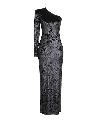 KOSTUMNº1 GENYAL! Long dress Dark brown 95% Polyester, 5% Elastane