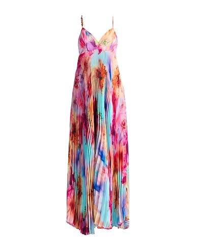MILVA MI Long dress Fuchsia 96% Acetate, 4% Elastane