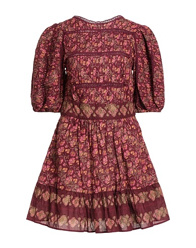 SEA Vestito corto Prugna 100% Cotone