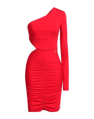 PATRIZIA PEPE Elegant dress Red 92% Viscose, 8% Elastane